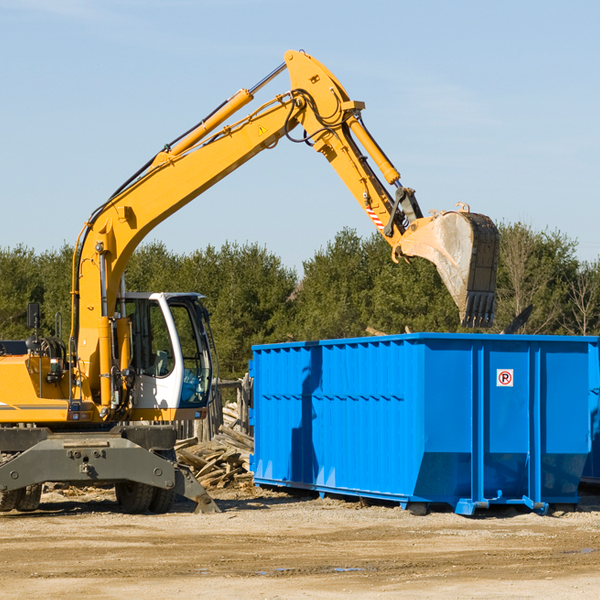 can i choose the location where the residential dumpster will be placed in North Corbin